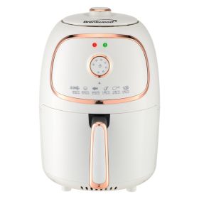 2-Qt. 1,200-Watt Electric Air Fryer with Timer and Temperature Control - White