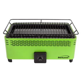 14-In. x 8-In. Rectangular Nonstick Smokeless Portable BBQ