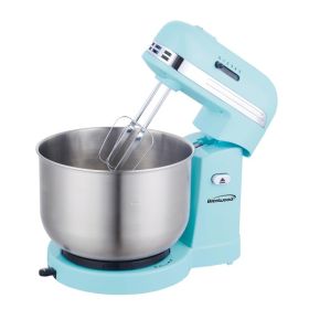 5-Speed Stand Mixer with 3.5-Quart Stainless Steel Mixing Bowl - Blue