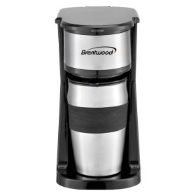 700-Watt Portable Single-Serve Coffee Maker with 14-Oz. Travel Mug