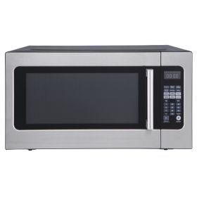 2.2 CU FT Countertop Microwave with Sensor Cook and Child Lock - Silver