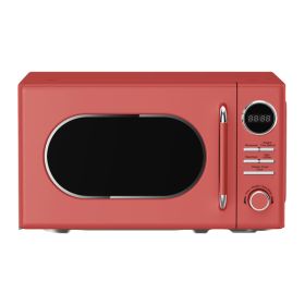 0.7-Cu. Ft. 700-Watt Retro Countertop Microwave - Red