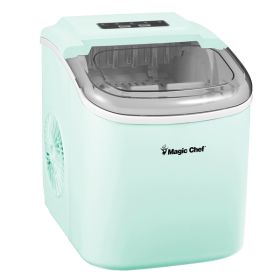 Portable Countertop Ice Maker, 27 Lbs. per Day - Mint Green