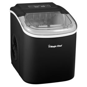 Portable Countertop Ice Maker, 27 Lbs. per Day - Black