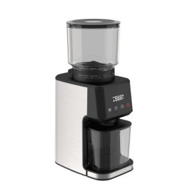 PSCG018 Professional tapered burr coffee grinder 51 gear adjustment powder mesh IMD Touch control Taper unburr electric coffee grinding bean bin