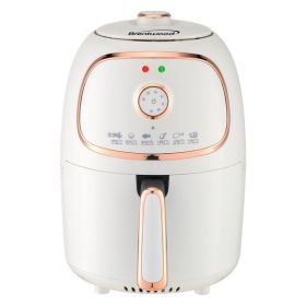 2-Qt. 1,200-Watt Electric Air Fryer with Timer and Temperature Control - White
