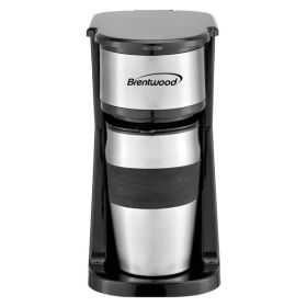 700-Watt Portable Single-Serve Coffee Maker with 14-Oz. Travel Mug