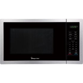 0.9-Cu. Ft. 900-Watt Countertop Digital Touch Microwave - Silver