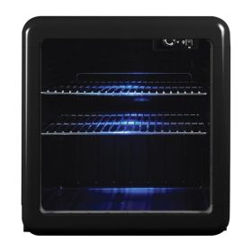 1.7 CU FT Retro Beverage Cooler - Black
