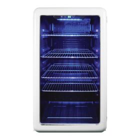3.4 CU FT RETRO BEVERAGE COOLER WHITE