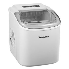 Portable Countertop Ice Maker, 27 Lbs. per Day - White