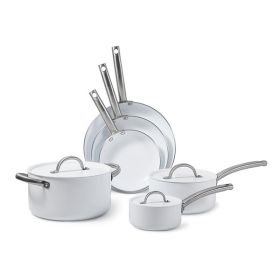 9 Piece Ceramic Aluminum Cookware Set by BLACK+DECKER