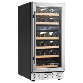Wine Cooler, 28 Bottle Dual Zone Wine Fridge