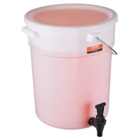 VEVOR Beverage Dispenser, 5 Gallon Drink Dispensers for Parties, Plastic Juice Dispenser with Spigot and Lid, Iced Tea Lemonade Juice Water Dispe