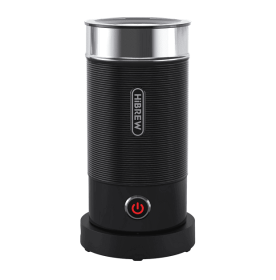 450W Electric Milk Froth, Cold Sparkling Chocolate Blender, Cold/Hot Latte Cappuccino 300ml, Milk Warmer 360° (PSM1A-WH: PSM1A-BK)