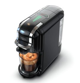 5-in-1 automatic espresso machine with water level line (PSH2B-BK(ST514K): PSH2B-BK(ST514K))